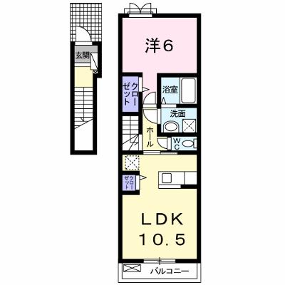 ガーデンハウス朝日山　Ｆ 202【管理NO：1-019293801-02020】 ★家具家電は申し込み後に搬入します 2026年08月下旬入居可能の物件画像