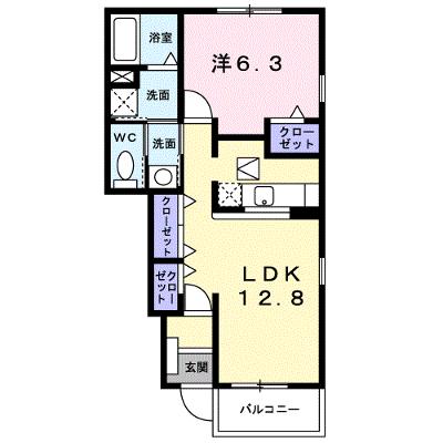 Ｓ．Ｒ－Ｅ・２ 104【管理NO：1-013843601-01040】 ★家具家電は申し込み後に搬入します★の物件画像