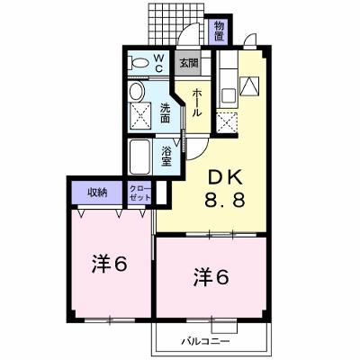 エディビレッヂ　Ｂ 102【管理NO：1-010696402-01020】 2026年07月下旬入居可能の物件画像