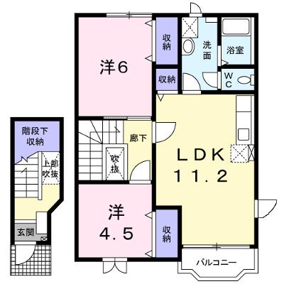 ソレアード 204【管理NO：1-009580001-02040】 ★家具家電は申し込み後に搬入しますの物件画像