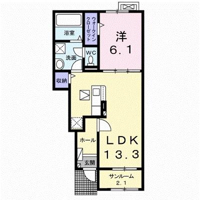 グランデＯＳⅡ 104【管理NO：1-027384002-01040】 ★家具家電は申し込み後に搬入しますの物件画像