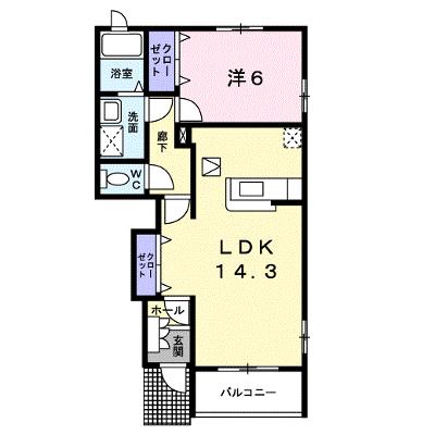 シーザース・パレス・ツバサ　Ｂ 104【管理NO：1-014715902-01040】 2026年06月下旬入居可能の物件画像