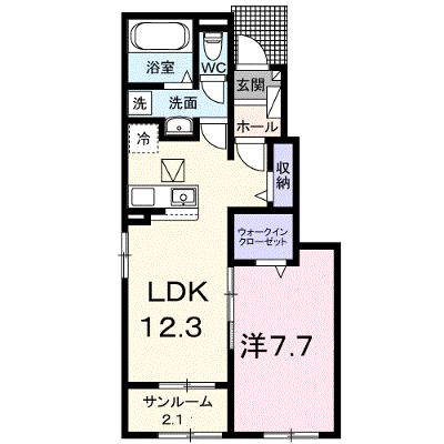 ヴィラ　ノーチェ 105【管理NO：1-028723501-01050】 ★家具家電は申し込み後に搬入します 2026年10月上旬入居可能の物件画像