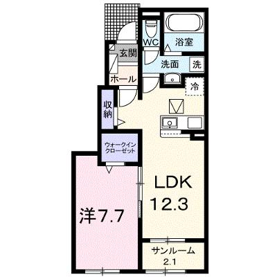 ヴィラ　ノーチェ 103【管理NO：1-028723501-01030】 ★家具家電は申し込み後に搬入します 2026年10月上旬入居可能の物件画像