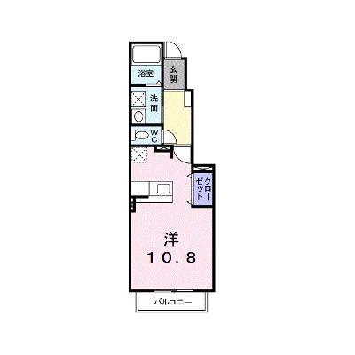 フォンテーヌ　Ⅱ 102【管理NO：1-014018201-01020】 ★家具家電は申し込み後に搬入しますの物件画像