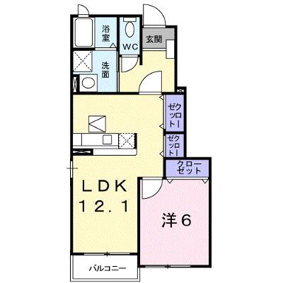 ポム　ドゥ　ファム 105【管理NO：1-013996201-01050】 ★家具家電は申し込み後に搬入しますの物件画像