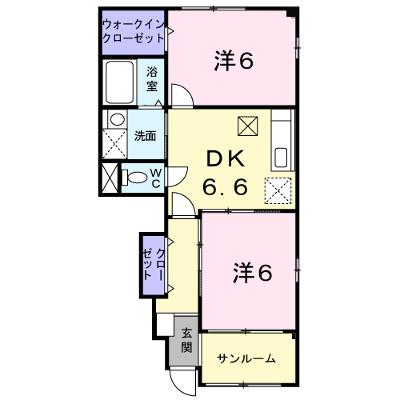 ニューリバーサイドフジ 104【管理NO：1-013671601-01040】 ★家具家電は申し込み後に搬入します 2026年08月下旬入居可能の物件画像
