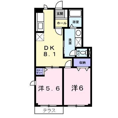 エアリーハウス　Ａ 103【管理NO：1-012873501-01030】 ★家具家電は申し込み後に搬入しますの物件画像