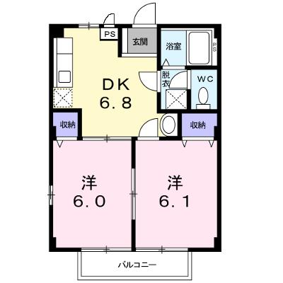 アドミラブール 203【管理NO：1-005954201-02030】 ★家具家電は申し込み後に搬入しますの物件画像