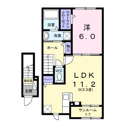 ラミューズ佐久平 204【管理NO：1-027919501-02040】 ★家具家電は申し込み後に搬入します★の物件画像