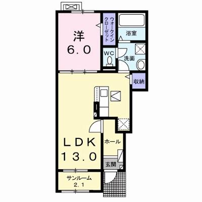 ポミエ 102【管理NO：1-026739501-01020】 ★家具家電は申し込み後に搬入します 2026年08月下旬入居可能の物件画像
