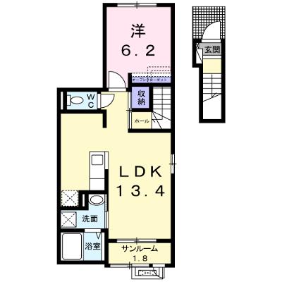 Ｌｕｍｔｅｒｅ東横 201【管理NO：1-021359501-02010】 ★家具家電は申し込み後に搬入しますの物件画像