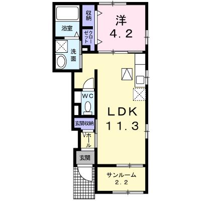 ラルーチェ 102【管理NO：1-020495801-01020】 ★家具家電は申し込み後に搬入しますの物件画像