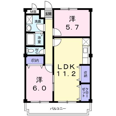 ニューマリッチ愛 203【管理NO：1-003877701-02030】 ★家具家電は申し込み後に搬入しますの物件画像