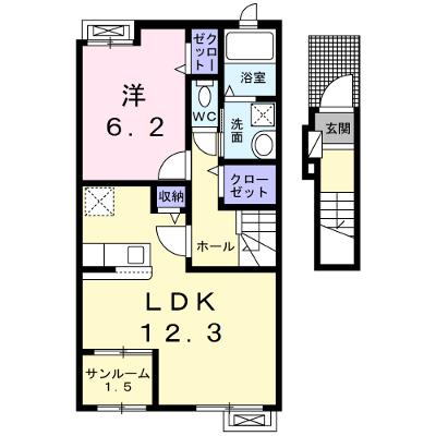 セレノアント 203【管理NO：1-028067301-02030】 ★家具家電は申し込み後に搬入しますの物件画像