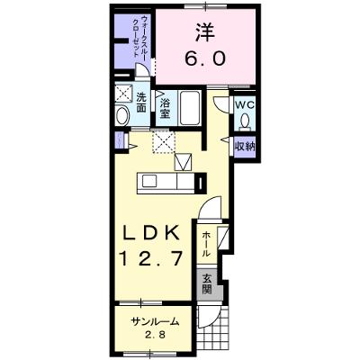 牡丹峰西 103【管理NO：1-022025401-01030】 ★家具家電は申し込み後に搬入します 2026年07月下旬入居可能の物件画像