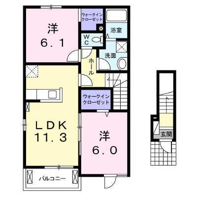 アイファ・長澤 201【管理NO：1-019633301-02010】 ★家具家電は申し込み後に搬入しますの物件画像