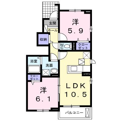 フリーデ・ノイ 101【管理NO：1-018996601-01010】 2026年08月中旬入居可能の物件画像