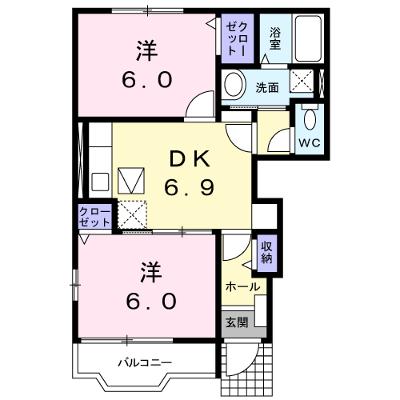 アメニティあずみ野Ｇ 101【管理NO：1-012402902-01010】 ★家具家電は申し込み後に搬入します 2026年08月下旬入居可能の物件画像