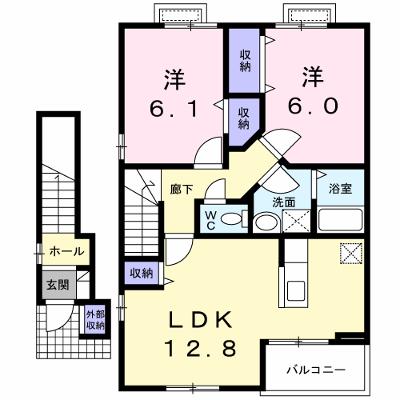 Ｖｉｌｌａ　Ｒａｆｆｉｎｅ 201【管理NO：1-011552401-02010】 ★家具家電は申し込み後に搬入します★の物件画像