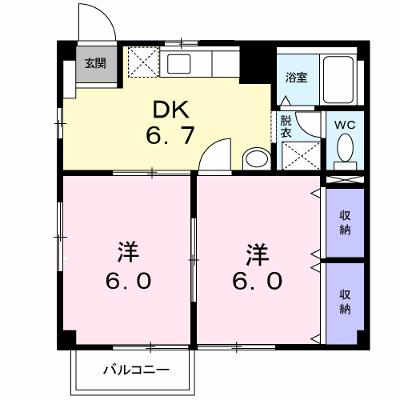 カラコレス 202【管理NO：1-006629001-02020】 ★家具家電は申し込み後に搬入します 2026年07月中旬入居可能の物件画像