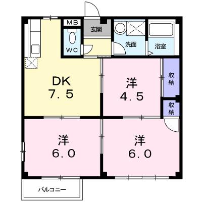 エルディム永原Ⅱ 205【管理NO：1-003816702-02040】の物件画像