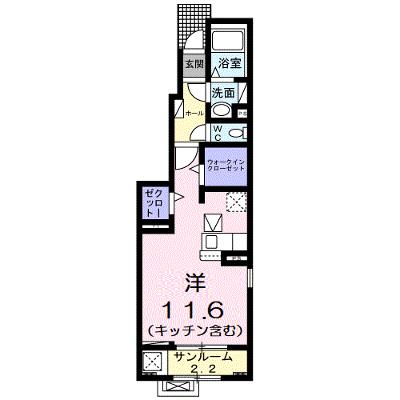 アイキューブ北代 101【管理NO：1-026948101-01010】 ★家具家電は申し込み後に搬入します★の物件画像