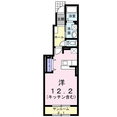 アルナージュ 102【管理NO：1-018729401-01020】 ★家具家電は申し込み後に搬入します★の物件画像