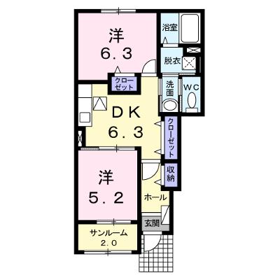 ハッピーフィールドつばき館 103【管理NO：1-018237301-01030】 ★家具家電は申し込み後に搬入しますの物件画像