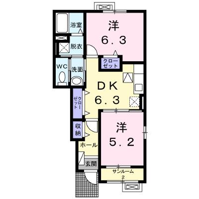 ウィステリアスタイル 103【管理NO：1-015946601-01030】 ★家具家電は申し込み後に搬入しますの物件画像