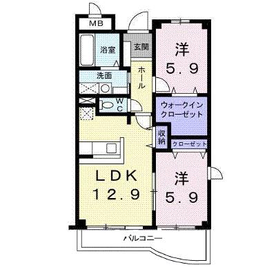 ベル・ウィングⅡ 301【管理NO：1-014440601-03010】 ★家具家電は申し込み後に搬入します★の物件画像