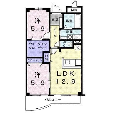 ベル・ウィングⅡ 202【管理NO：1-014440601-02020】 ★家具家電は申し込み後に搬入します 2026年07月下旬入居可能の物件画像