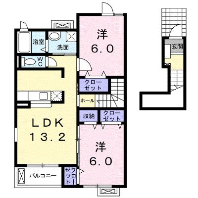 ボヌールカメリアＢ 203【管理NO：1-014347802-02030】 ★家具家電は申し込み後に搬入しますの物件画像