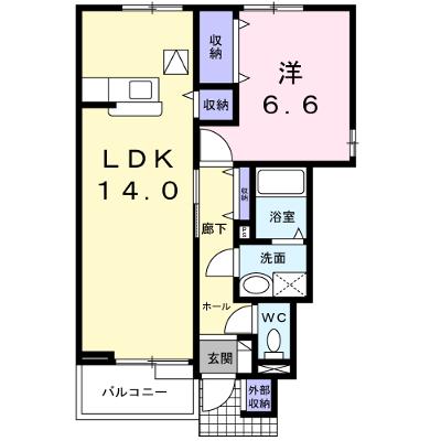 エレガンスヤツオＣ 102【管理NO：1-013497301-01020】 ★家具家電は申し込み後に搬入します★の物件画像