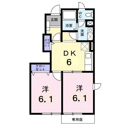 プルミエ・アムールⅡ 101【管理NO：1-012434802-01010】 ★家具家電は申し込み後に搬入します★の物件画像