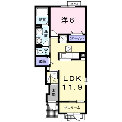 ブリーズ　ハイム 104【管理NO：1-020331901-01040】 ★家具家電は申し込み後に搬入します★の物件画像