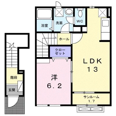 グランＭＩＫＩ手屋 202【管理NO：1-019326401-02020】 ★家具家電は申し込み後に搬入しますの物件画像