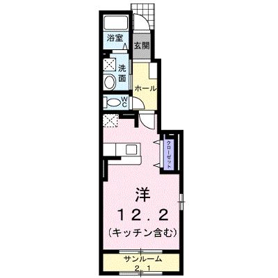 リブレ常盤台Ｃ 101【管理NO：1-017891501-01010】 ★家具家電は申し込み後に搬入します★の物件画像