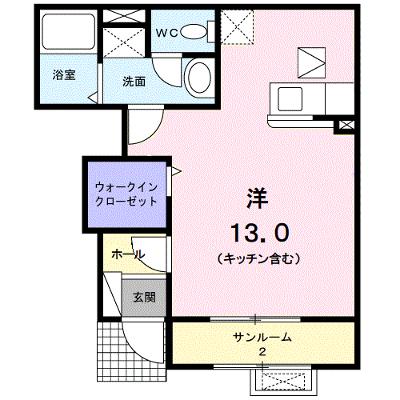 シャルマン　Ⅱ 104【管理NO：1-017058002-01040】 ★家具家電は申し込み後に搬入しますの物件画像