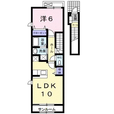 ヴィラノールＧ 203【管理NO：1-013533103-02030】 ★家具家電は申し込み後に搬入しますの物件画像