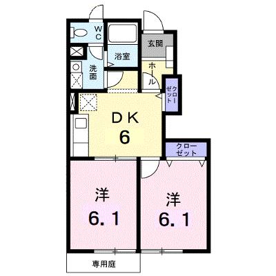 プルミエ・アムールⅡ 103【管理NO：1-012434802-01030】 ★家具家電は申し込み後に搬入します★の物件画像