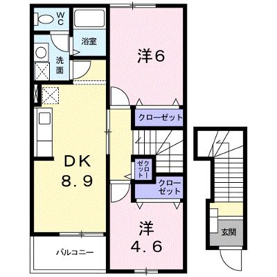 セトルⅠ 202【管理NO：1-011873401-02020】 ★家具家電は申し込み後に搬入しますの物件画像