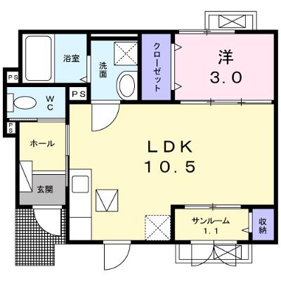 カーサ・カメリア 103【管理NO：1-024526401-01030】 ★家具家電は申し込み後に搬入しますの物件画像