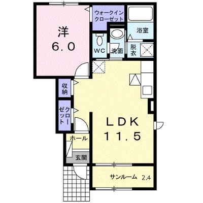 メゾンビューⅥ 103【管理NO：1-020765201-01030】 ★家具家電は申し込み後に搬入しますの物件画像