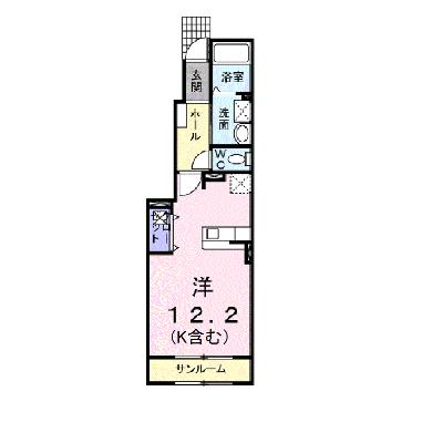 エアリ－　ハウス 102【管理NO：1-016227301-01020】 ★家具家電は申し込み後に搬入しますの物件画像
