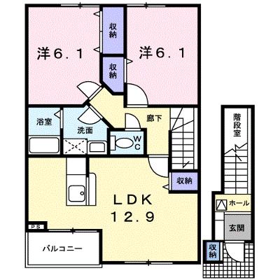 パルテール 203【管理NO：1-011503401-02030】 ★家具家電は申し込み後に搬入しますの物件画像