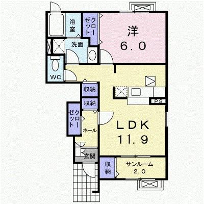 プリムロ－ズ　Ⅰ 103【管理NO：1-014656801-01030】 ★家具家電は申し込み後に搬入します 2026年08月上旬入居可能の物件画像
