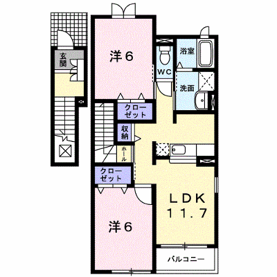 メロディ　Ａ 201【管理NO：1-014213201-02010】 ★家具家電は申し込み後に搬入します★ ★2026年10月中旬入居可能★の物件画像