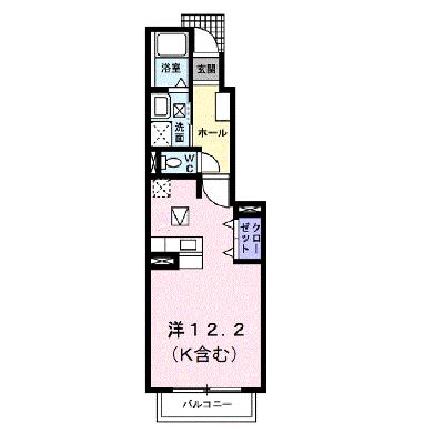 ヴィラ・ヴェルソー　Ⅱ 103【管理NO：1-013723301-01030】 ★家具家電は申し込み後に搬入しますの物件画像