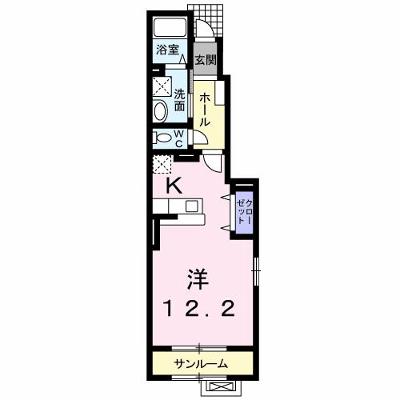メゾン　ド　ファン・ジニ 101【管理NO：1-015165601-01010】 ★家具家電は申し込み後に搬入しますの物件画像